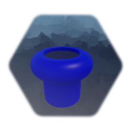 Blue Flower Pot
