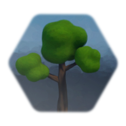 Tree - Summer Green - 2 Branch