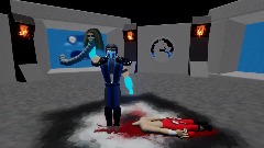 Wwe|wwf vs mortal kombat sub-zero round 4 fatality