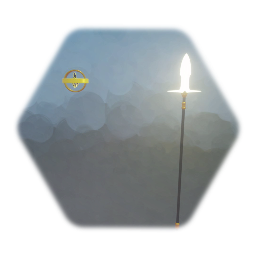 celestial crystal in rings & star spear