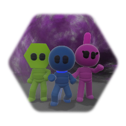 Orby, Hexion and Melody (Robot Style)