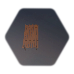 Wood wooden platform