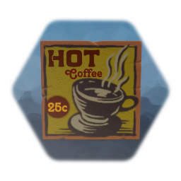 Wall Sign - Hot Coffee
