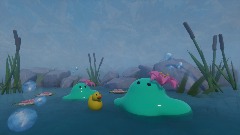 SLIME RANCHER Lilypad Slime Scene