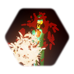 Fluid Port-a-potty and Blud + aGor-e