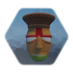 Ancient mask cartoony