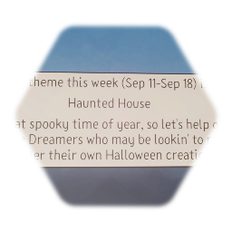 Remix of #CUAJ Template - Haunted door
