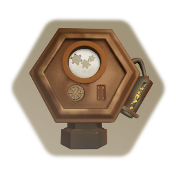 steampunk TV (with animated screen)