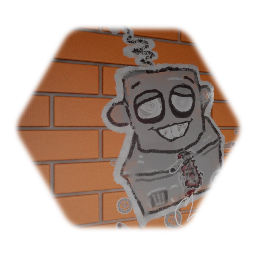 Mr_Rob0t_init1 Graffiti on DHM Wall