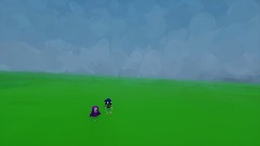 Sonic and Fall guy's adventure in green hill