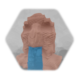 Истукан с водопадом