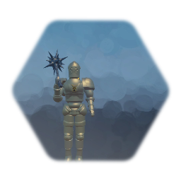 Garunia knight with Morningstar Flail AI