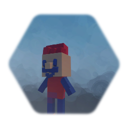 8 bit Mario in 3d