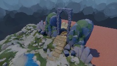 Rocky - water - arch