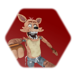 Foxy as crash bandicoot