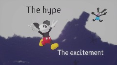 Mickey's reaction that Epic Mickey Rebrushed is coming 2024