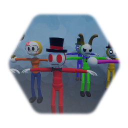 Five Nights at Stickman's Reimagined cast ( Gift for @Eab559)