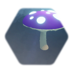 Blue mushroom