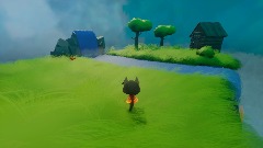 Grassy cliff top (Work in progress)