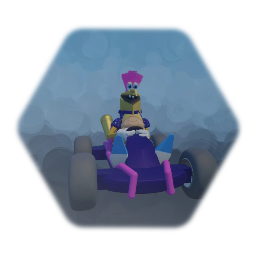 Gwimbly in a go kart