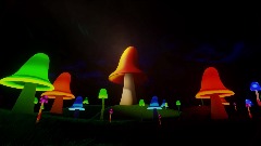 Glowing Mushroom Forest