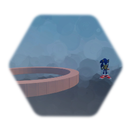 SA2 sonic with rails