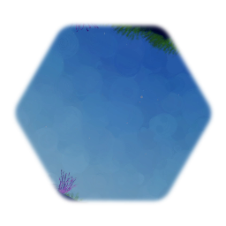 Underwater cavern backdrop