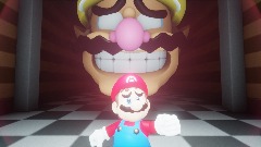 Wario apparition but Mario and Wario are sad :(