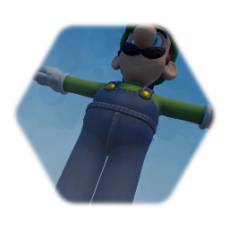 Luigi doing the helicopter