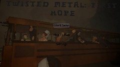 Twisted Metal: First Hope - Main Menu