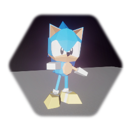 Lowpoly T'EVEN THE HEDGEHOG