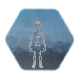 Imaginext Male Figure Enemy Skeleton Template. (Recreated)