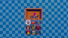 Character select menu DTR Daniele team racing