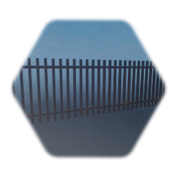 Industrial fence beam