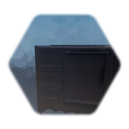 Captain's Dresser with Cabinet Door