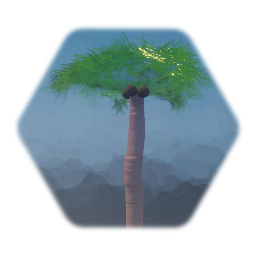 Windy Palm Tree