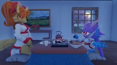 Sash lilac and Ceroba Ketsukane