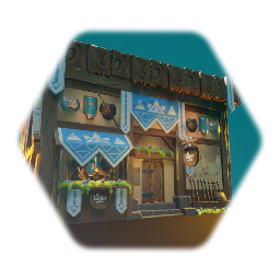 Shop facade : "Le Lapin qui dort'