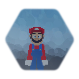Mario pixel fan art