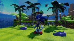 Sonic the dog sculture (day)