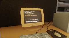 Old Computer Booting Up (New Sticker Feature)