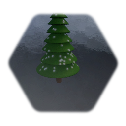 Snowy Pine Tree