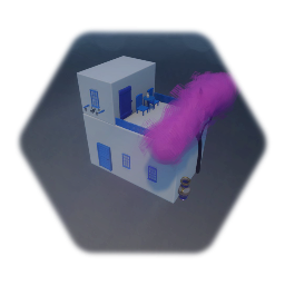 Greek island house.Can't enter