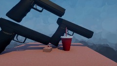 3 Big guns and a cup