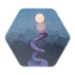 Futuristic Swirly Lamp Light