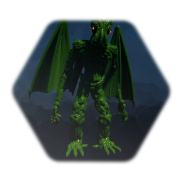 Godzilla gr Fanmade- Cthulhu stylized