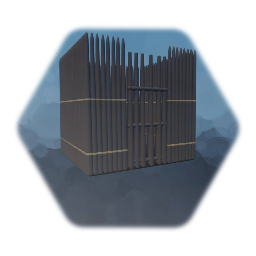 Primitive Wooden Jail Cell
