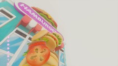 ハンバーガーで遊ぶな！ Don't play with hamburgers !