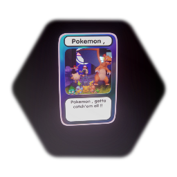 Pokemon collectable card