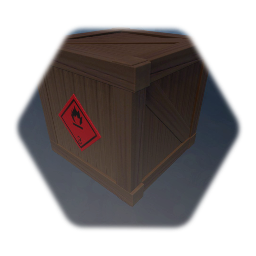 Wooden Crate (Flammable)